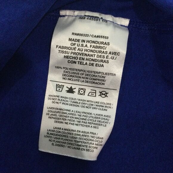 NFL T-Shirt Men’s Size L Color Blue Nike NY Giants Dri-Fit Graphic Short Sleeve - Picture 5 of 9